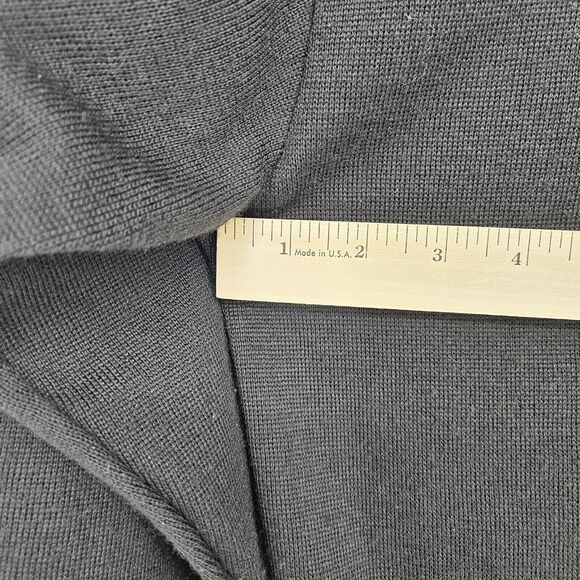 Vintage Marcello Sweater Mens Extra Large Black 90s Merino Wool Blend Italy XL - Picture 7 of 10